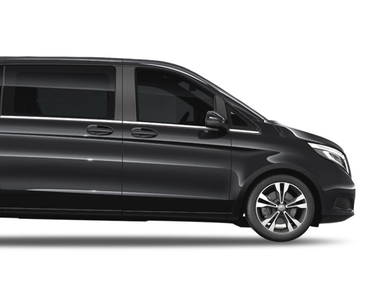 Mercedes V-Class LWB car for hire